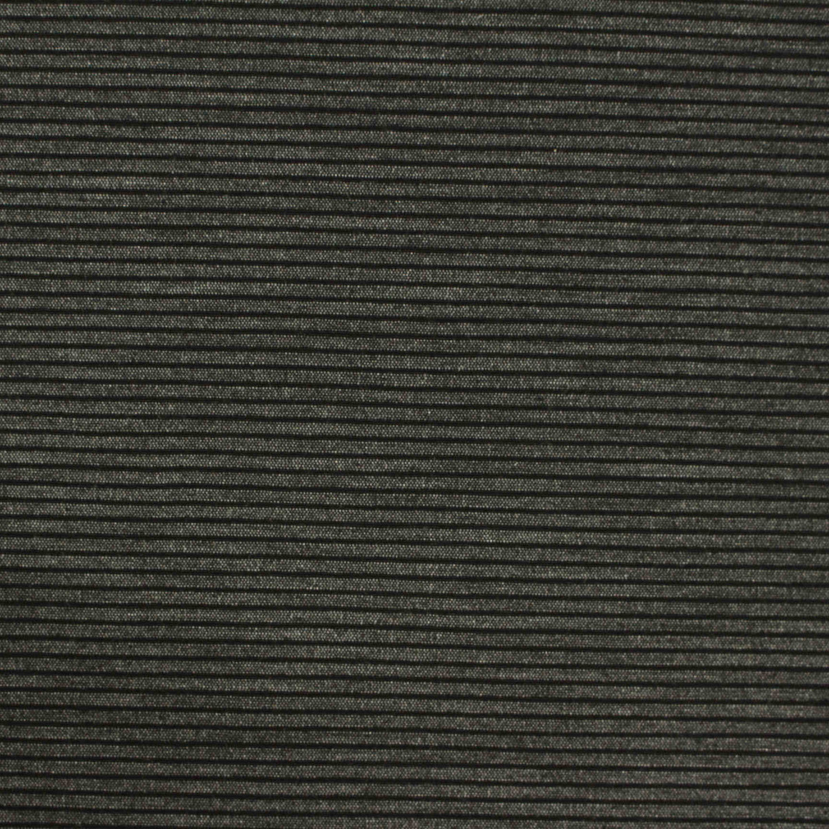 Black Horizontal-Stripe Bengaline, Viscose-Nylon, 225 gsm