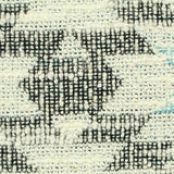 Light Blue Geometric Jacquard, Poly-Viscose — texture