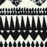 Black Triangles Knit, Polyester — texture