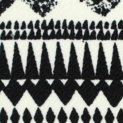Black Triangles Knit, Polyester