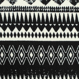 Black Triangles Knit, Polyester