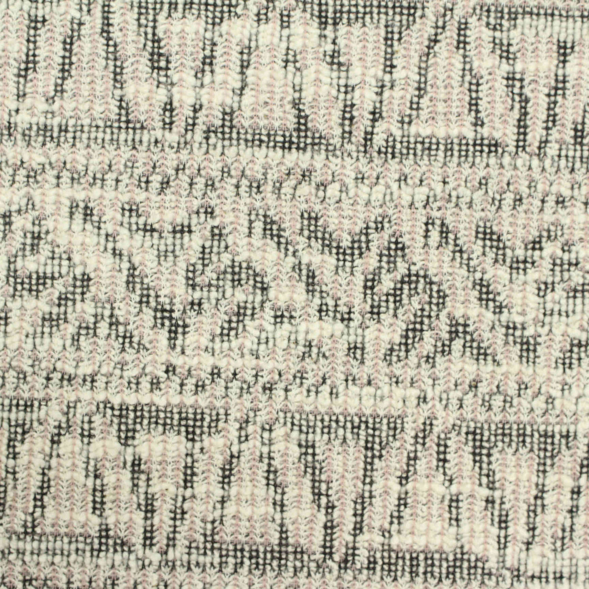 Off-White Zigzags Jacquard, Polyester