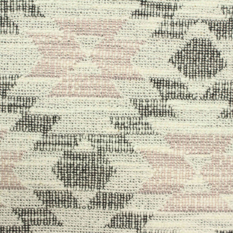 Black Floral Jacquard, Cotton-Poly