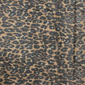 Brown Leopard Chiffon, Polyester