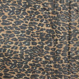 Brown Leopard Chiffon, Polyester