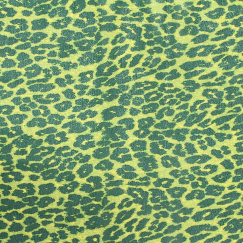 Green Leopard Chiffon, Polyester