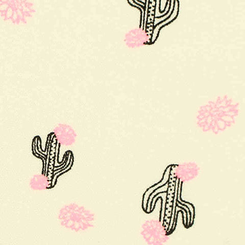 Black Flowers Woven, Viscose, 127 gsm