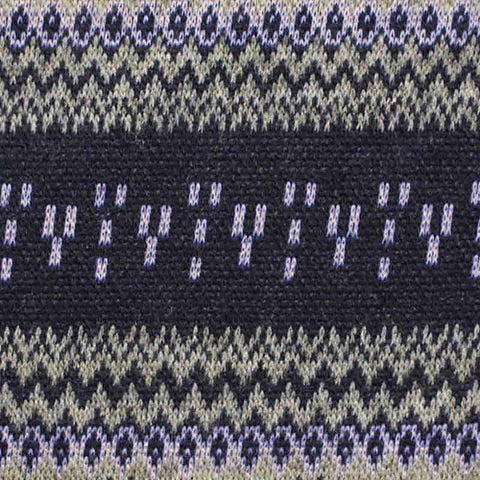 Green Diamonds Jacquard, Poly-Viscose