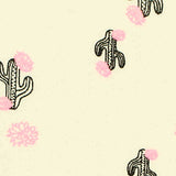 Black Flowers Woven, Viscose — texture