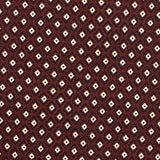 White Geometric-Diamond Poplin, Cotton — texture