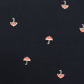 Printed 100% Cotton Poplin Fabric, 123 gsm — Navy