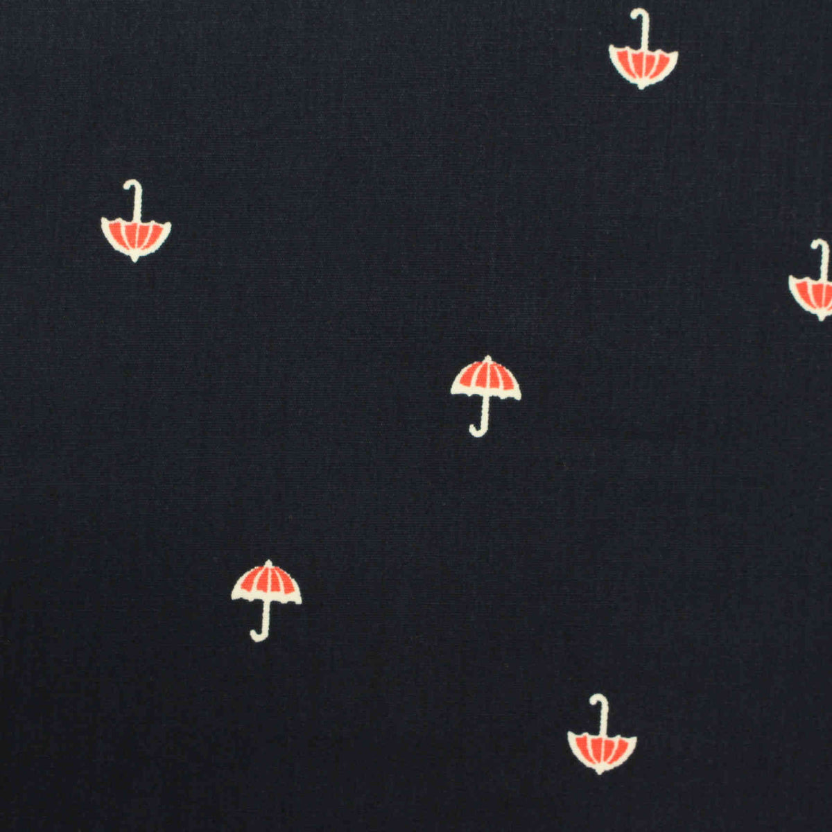 Printed 100% Cotton Poplin Fabric, 123 gsm — Navy