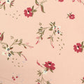 Red Floral Woven, Viscose, 127 gsm
