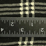 Black Plaid Chiffon, Polyester — texture
