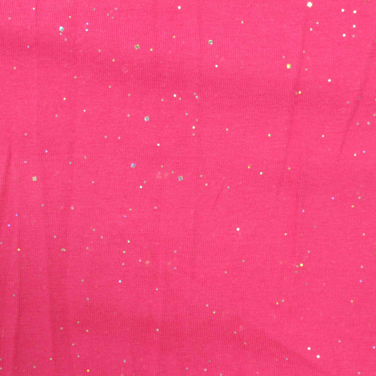 Pink Glitter-Dot Jersey Knit, Cotton, 191 gsm