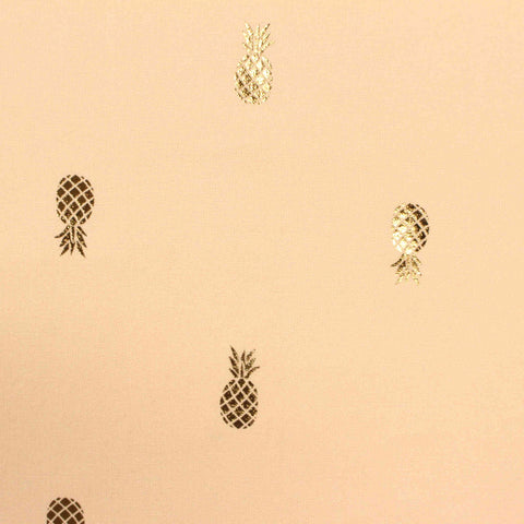 Floral 100% Viscose Knit Fabric, 132 gsm — Beige