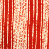 Red Vertical-Stripe Chiffon, Polyester