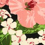 Pink Flowers Poplin, Cotton — texture