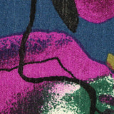 Magenta Abstract-Floral Woven, Viscose — texture