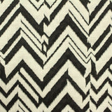 Black Zigzag Jacquard, Polyester