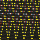 Jacquard Polyester Stretch Knit Fabric, 216 gsm, 160 cm — Black — texture