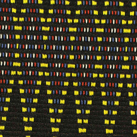 Jacquard Polyester Stretch Knit Fabric, 216 gsm, 160 cm — Black