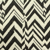 Black Zigzag Jacquard, Polyester