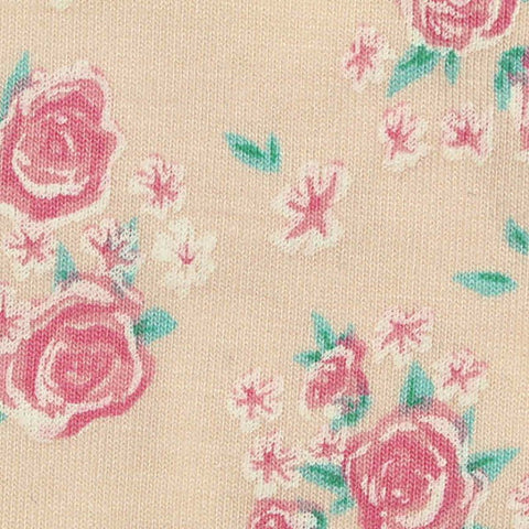 Pink Roses Jersey Knit, Viscose, 163 gsm