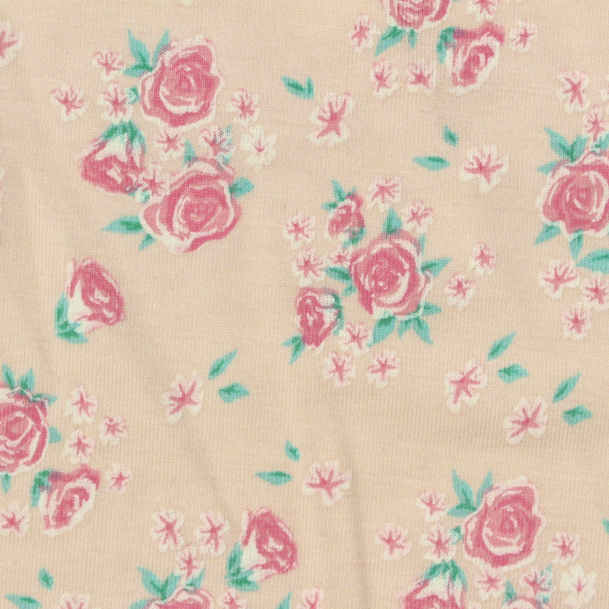 Pink Roses Jersey Knit, Viscose, 163 gsm