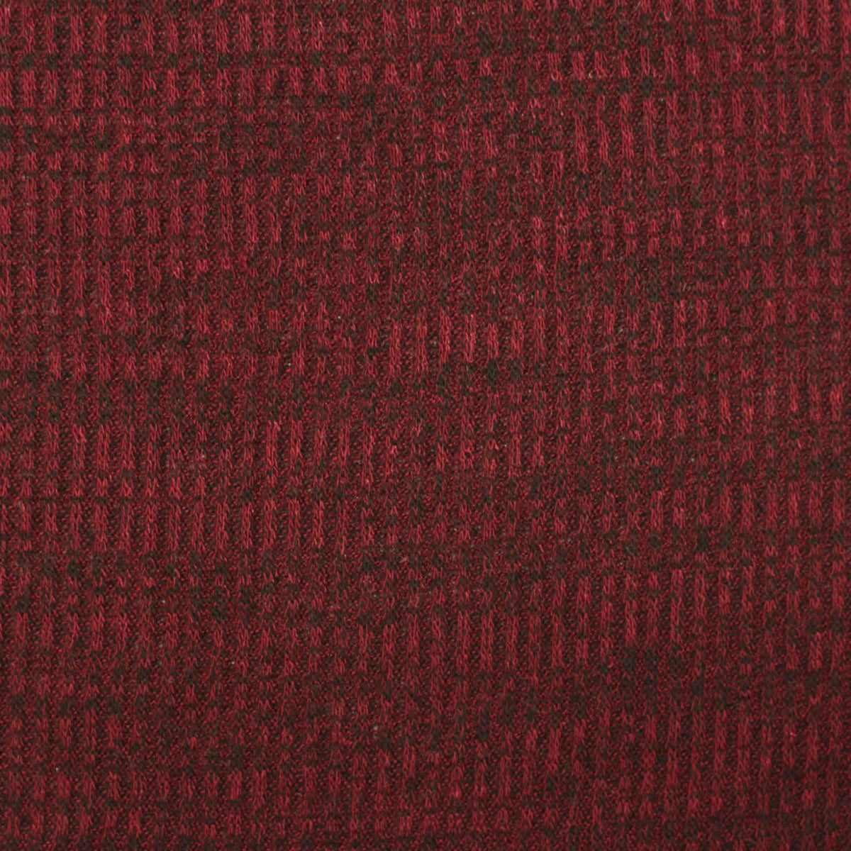 Dark Red Marl Knit, Viscose-Poly