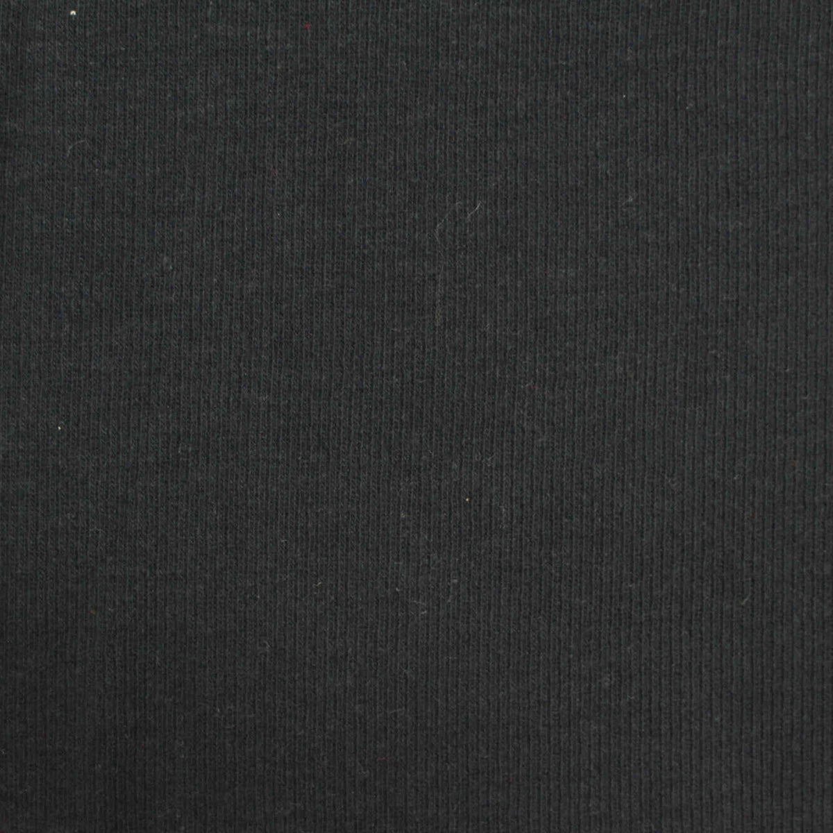 Polyester Cotton Stretch Knit Fabric, 258 gsm — Black
