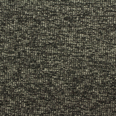 Light Grey Marl Rib Knit, Poly-Cotton, 607 gsm