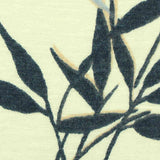 Light Blue Leaves Knit, Polyester — texture