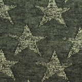 Marled Grey Stars Jacquard, Poly-Viscose