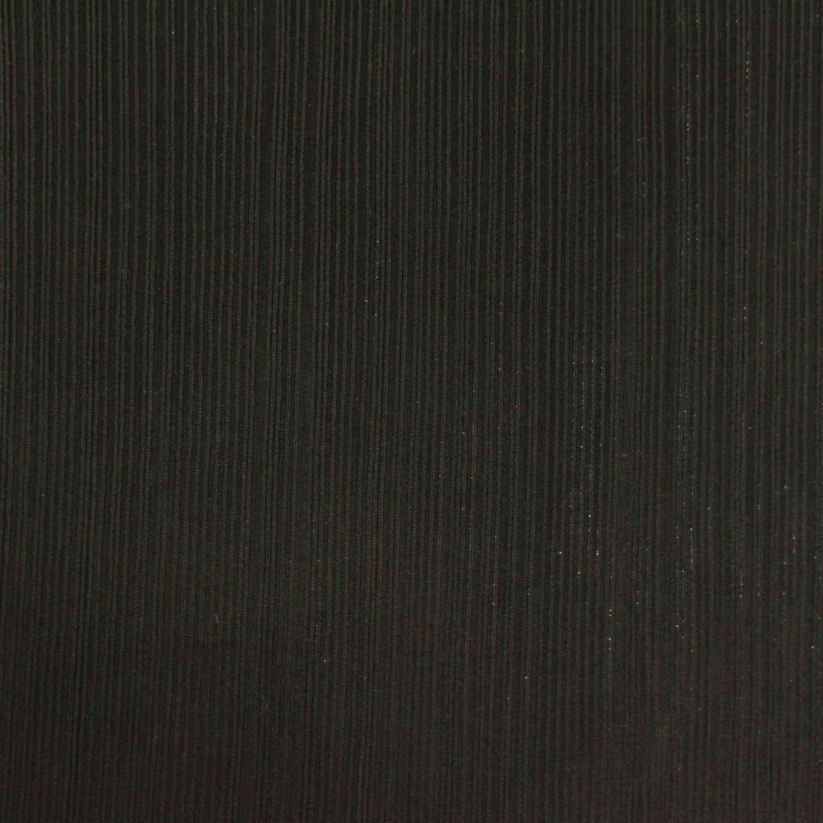 Polyester Stretch Rib Knit Fabric, 224 gsm — Black