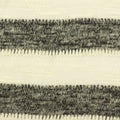 Off-White Horizontal-Stripe Knit, Viscose-Poly, 167 gsm