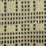 White Geometric Jacquard, Polyester