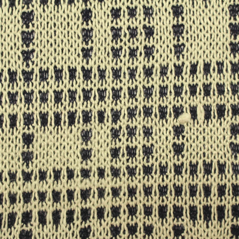 White Geometric Jacquard, Polyester, 402 gsm