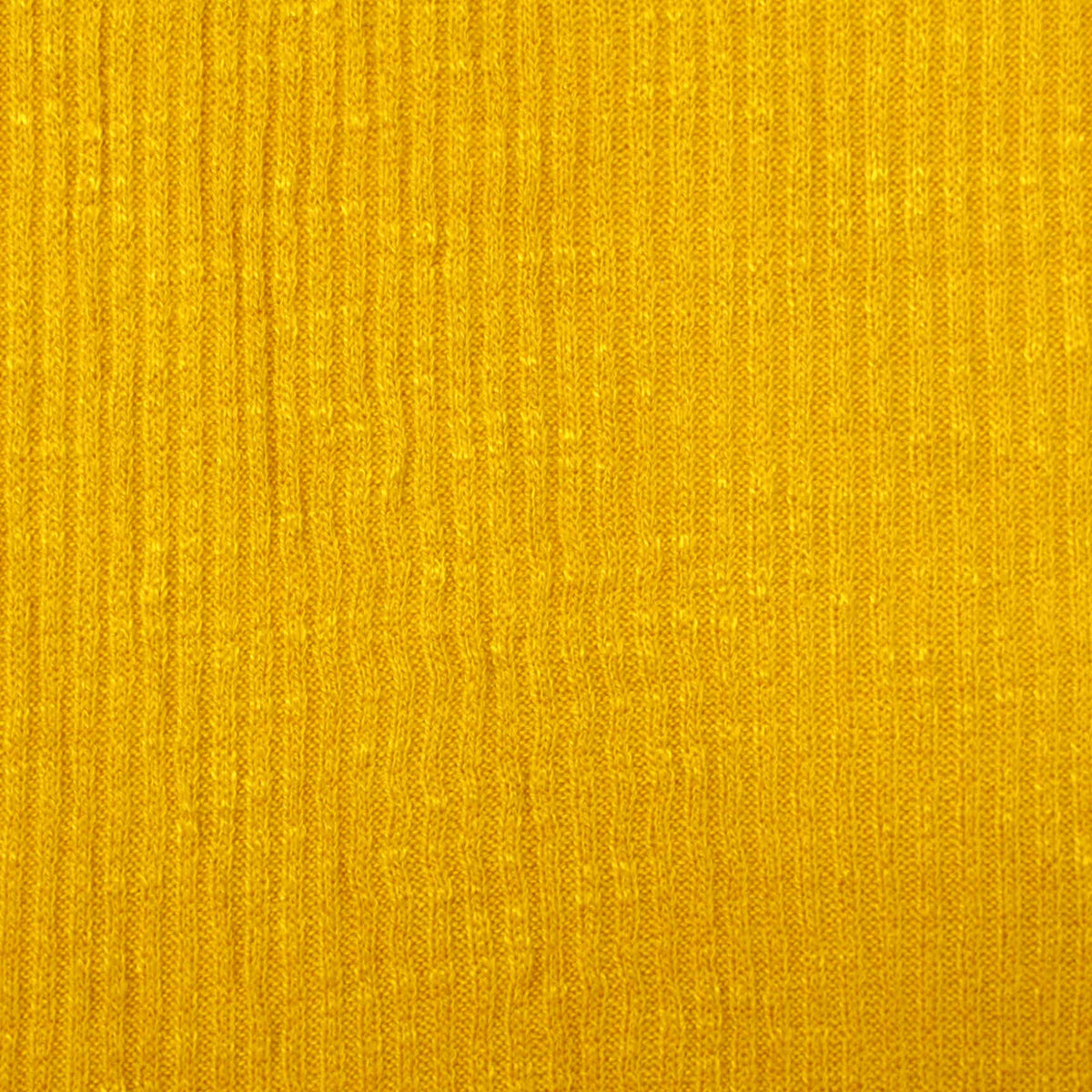 Viscose Polyester Stretch Rib Knit Fabric, 213 gsm — Yellow