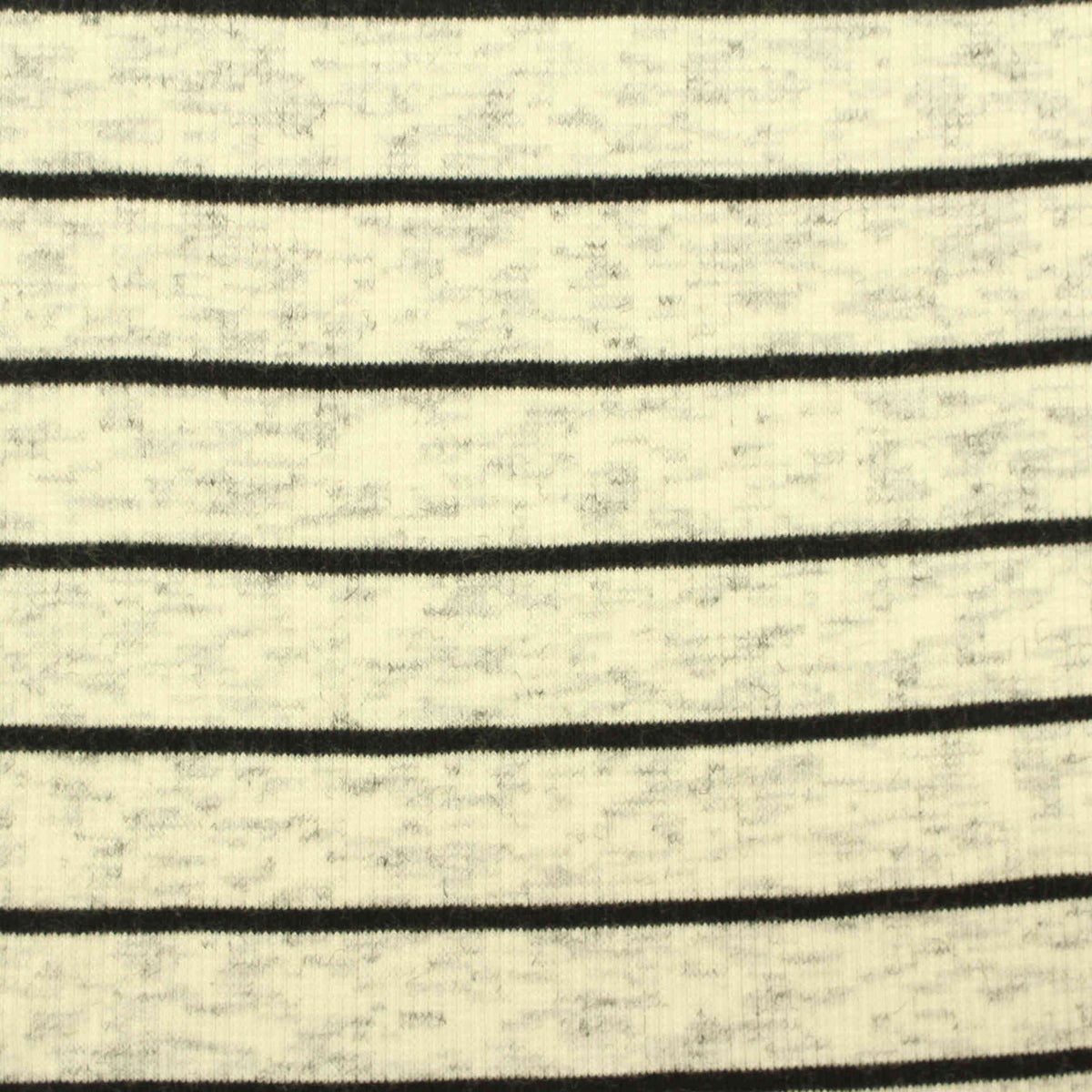 Black Horizontal-Stripe Knit, Viscose, 253 gsm