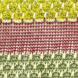 Maroon Horizontal-Stripe Knit, Polyester — texture