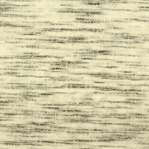 Cream Marl French Terry, Poly-Cotton, 243 gsm