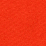 Cotton Stretch Rib Knit Fabric, 255 gsm — Orange — texture
