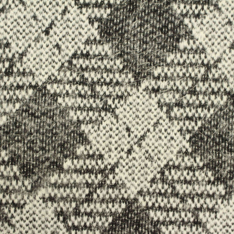 Black Abstract Jacquard, Polyester, 306 gsm