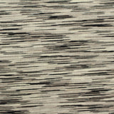 Black Horizontal-Stripe Knit, Viscose