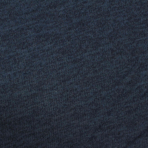 Dark Blue Marl Chunky Knit, Polyester, 183 gsm
