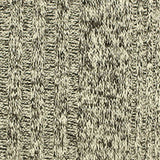 Dark Grey Marl Rib Knit, Viscose-Poly — texture
