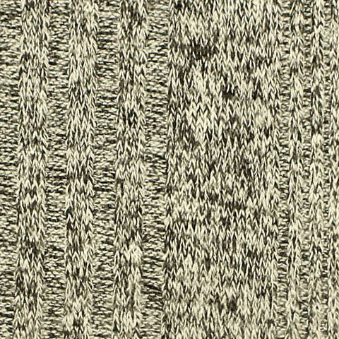 Dark Grey Marl Rib Knit, Viscose-Poly, 212 gsm