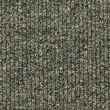 Dark Grey Marl Rib Knit, Cotton — texture