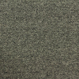 Dark Grey Marl Rib Knit, Cotton